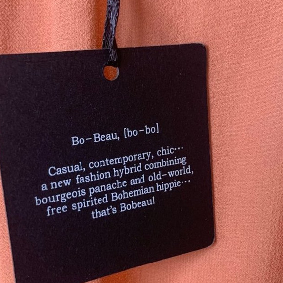 Bobeau Skirt NWT Women's Size Large Vintage Rose High Low Floral Lace Lined - Picture 5 of 7